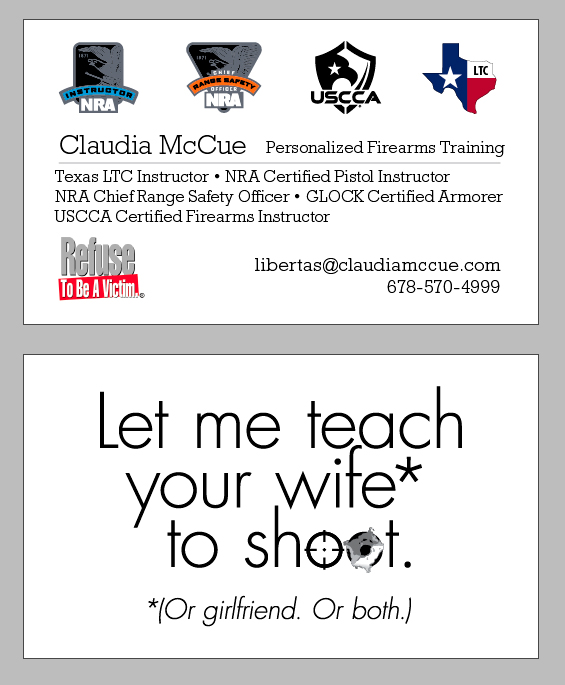 Let Me Teach Your Wife to Shoot!